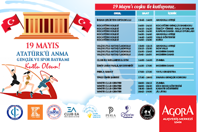 19 MAYIS ATATÜRK'Ü ANMA GENÇLİK VE SPOR BAYRAMI KUTLU OLSUN !